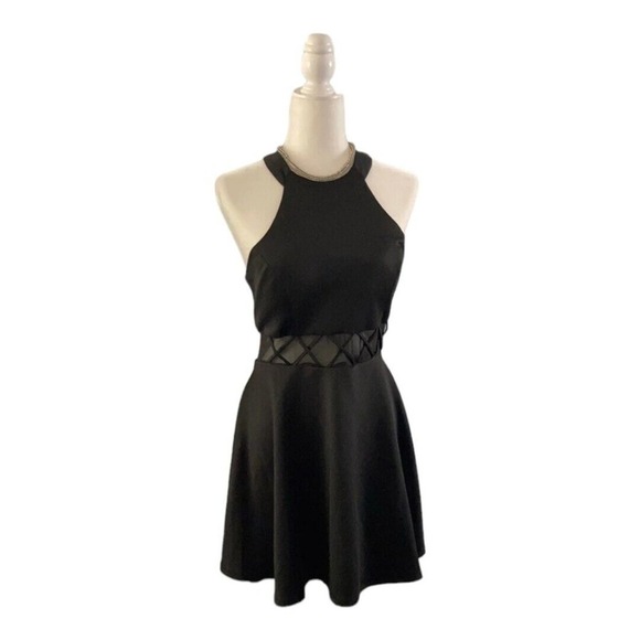 NWT My Michelle Black Semi-Formal Cocktail Dress Size 9 - Picture 1 of 8